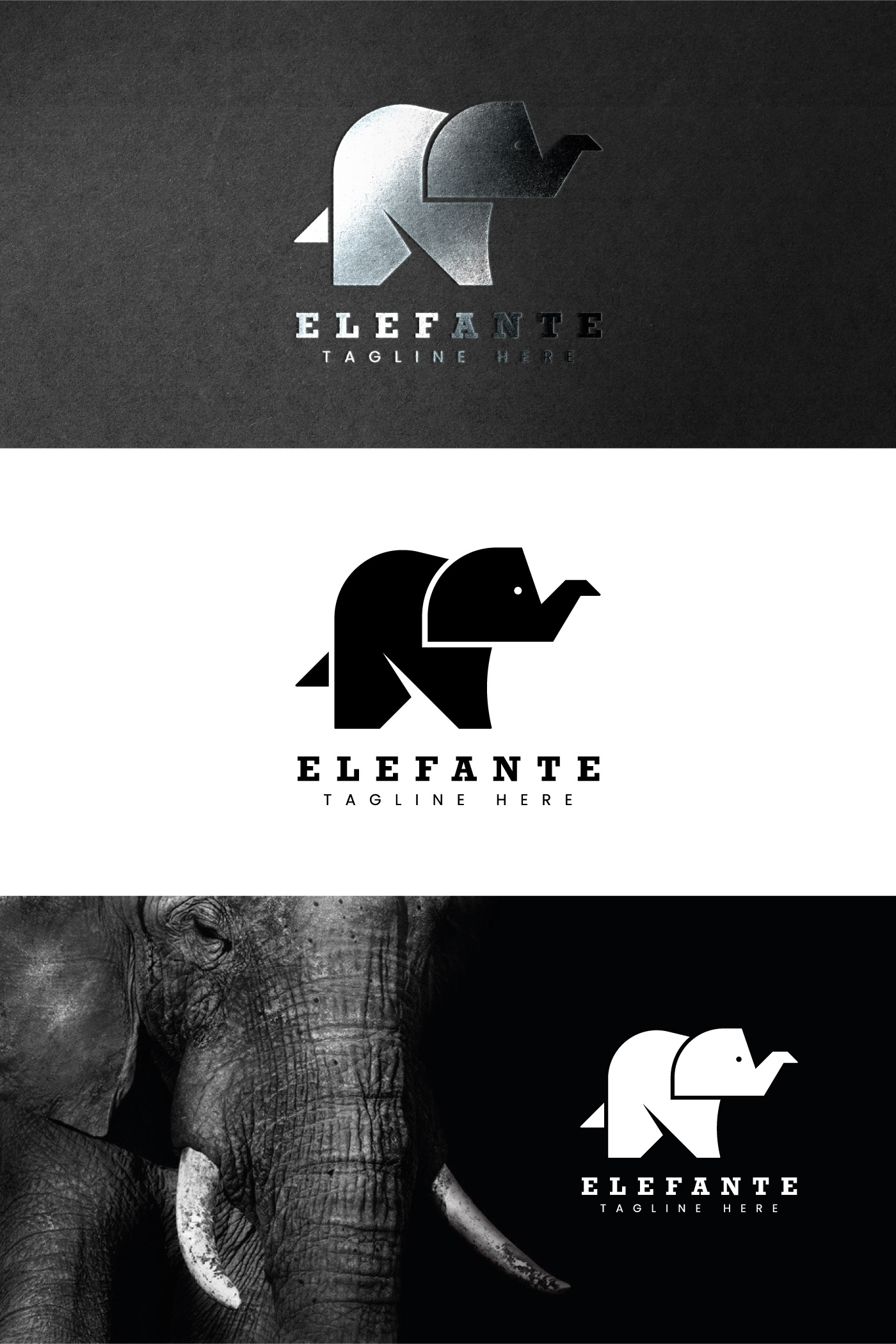 animals brand branding  creative elephant logo Logotype natural