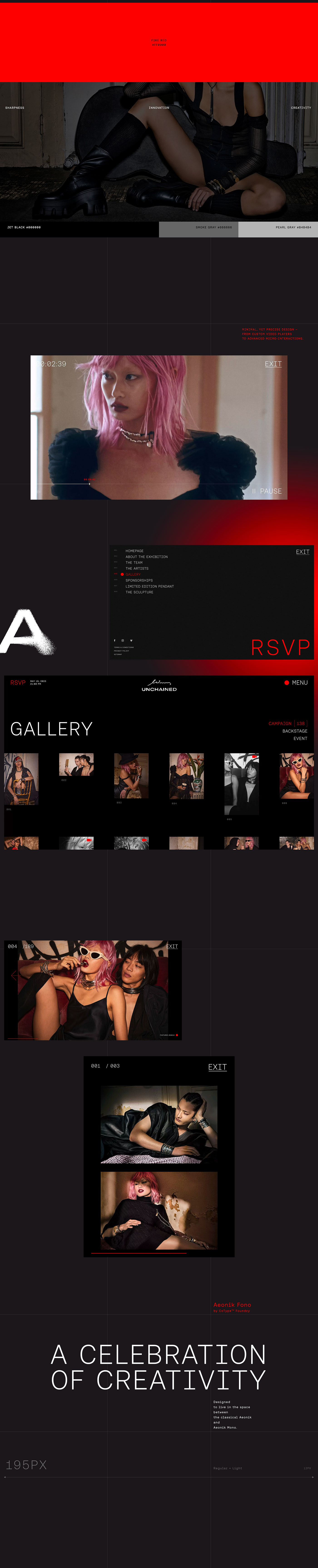 Exhibition  Jewellery jewelry Photography  art Responsive campaign Website Minas Designs Minas Unchained