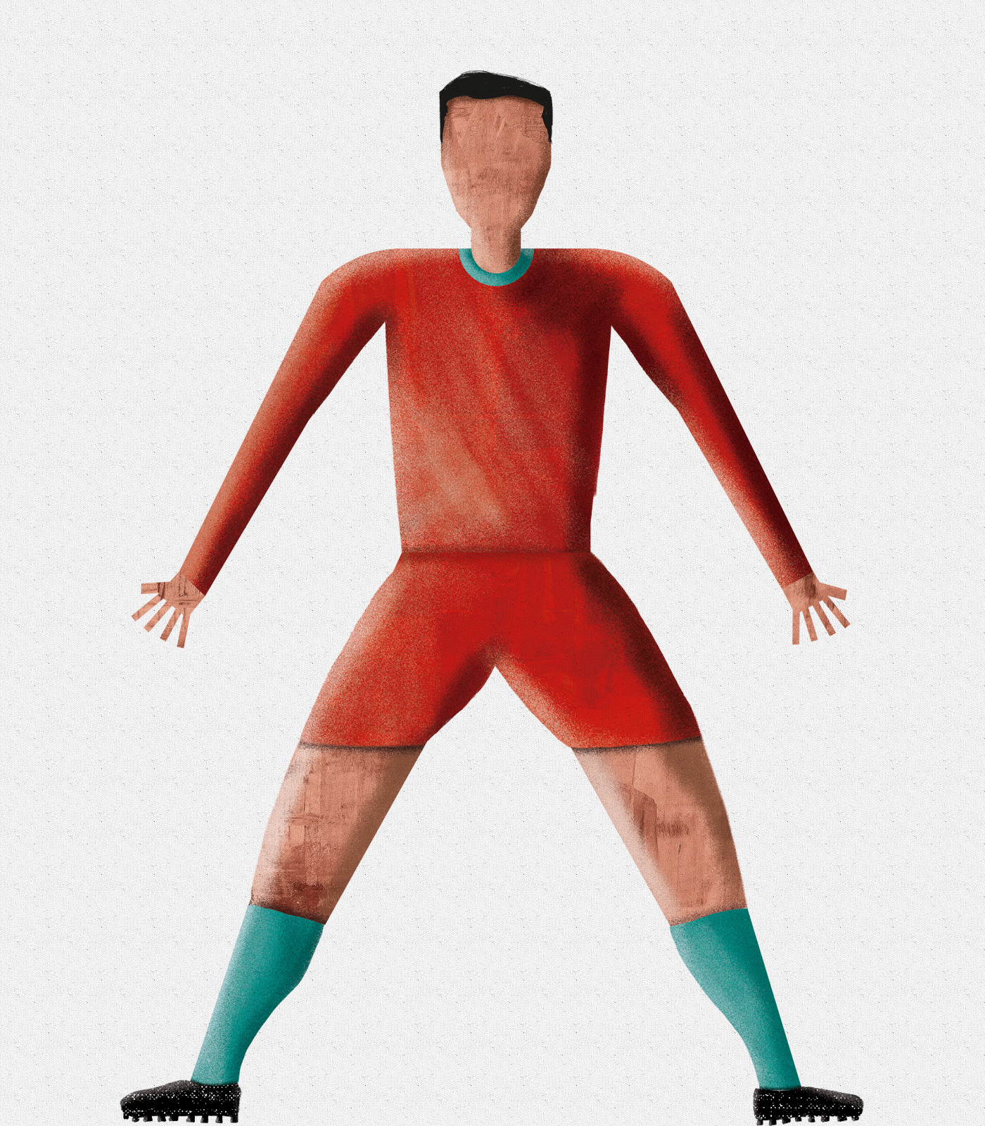 ILLUSTRATION  Character design  characters illustrations sport soccer football football players children illustration children book