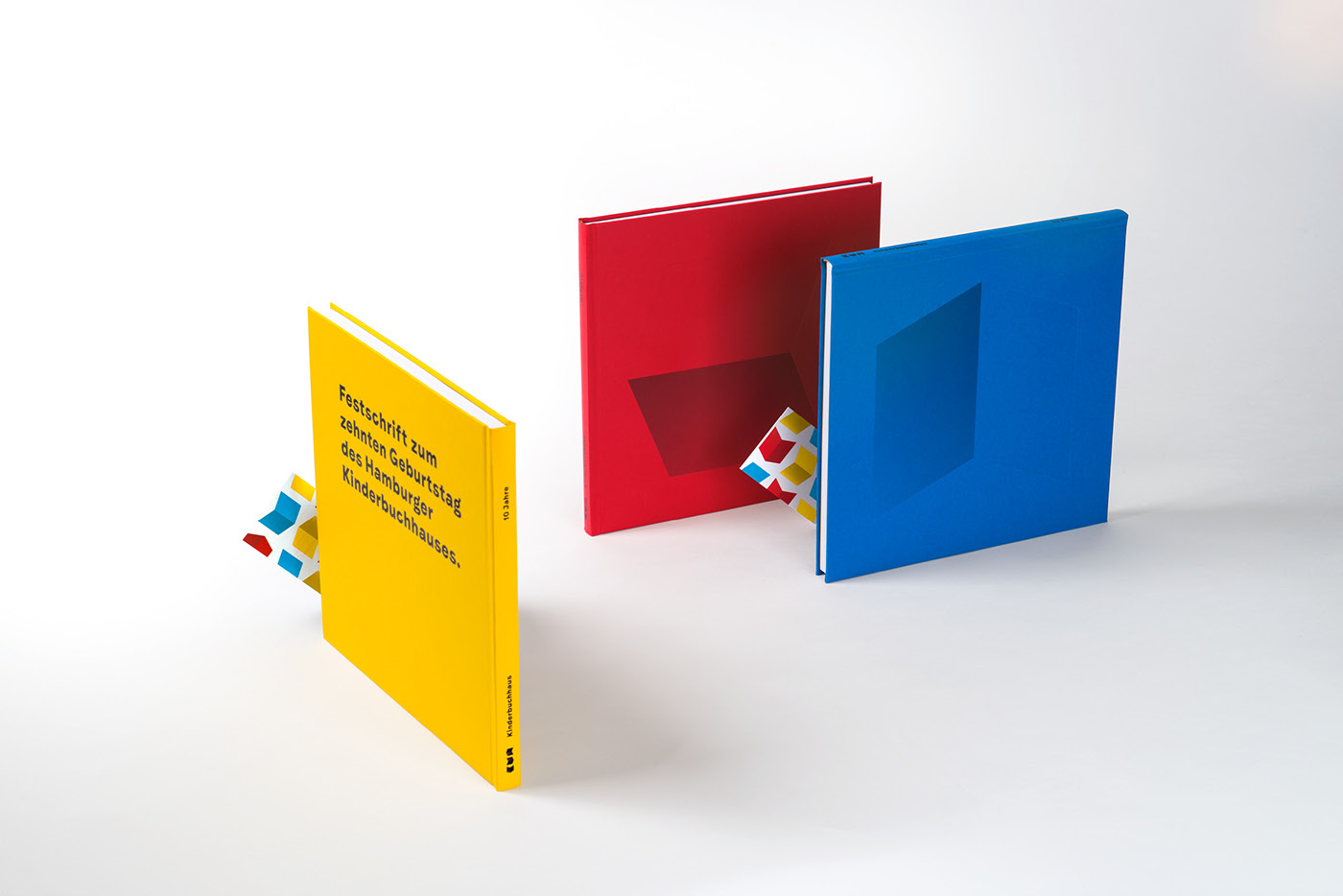 re-design Corporate Design museum art direction  Creative Direction  chidlren books red blue yellow