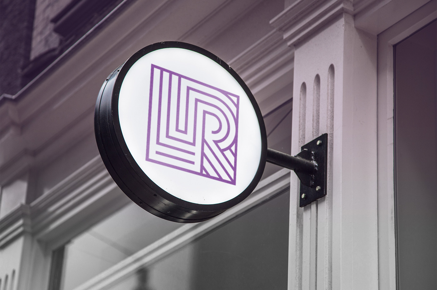 branding  identity development Startup purple iconography