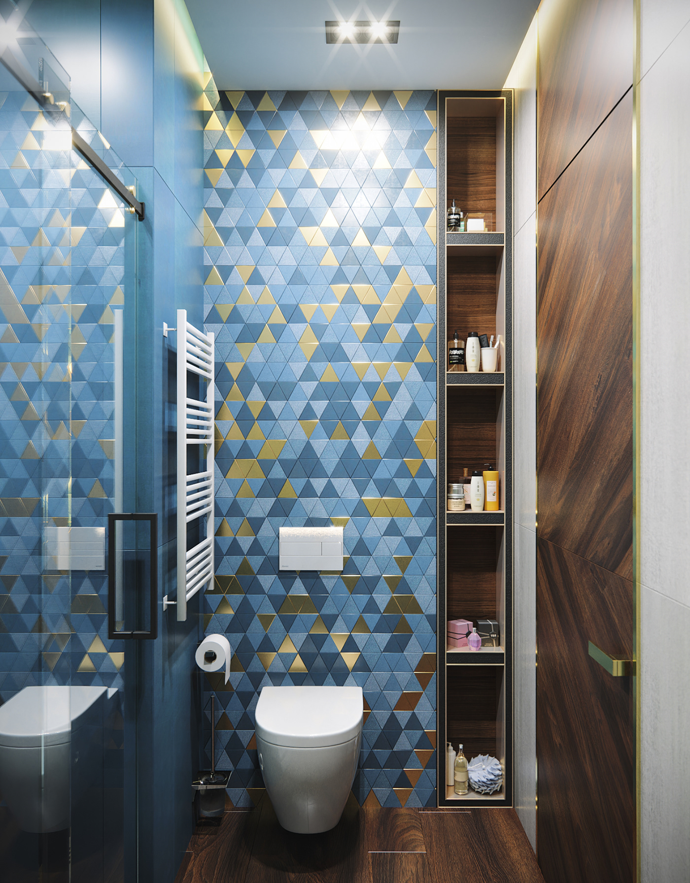 architecture bathroom design Interior visualization визуализация дизайн интерьер Саузел