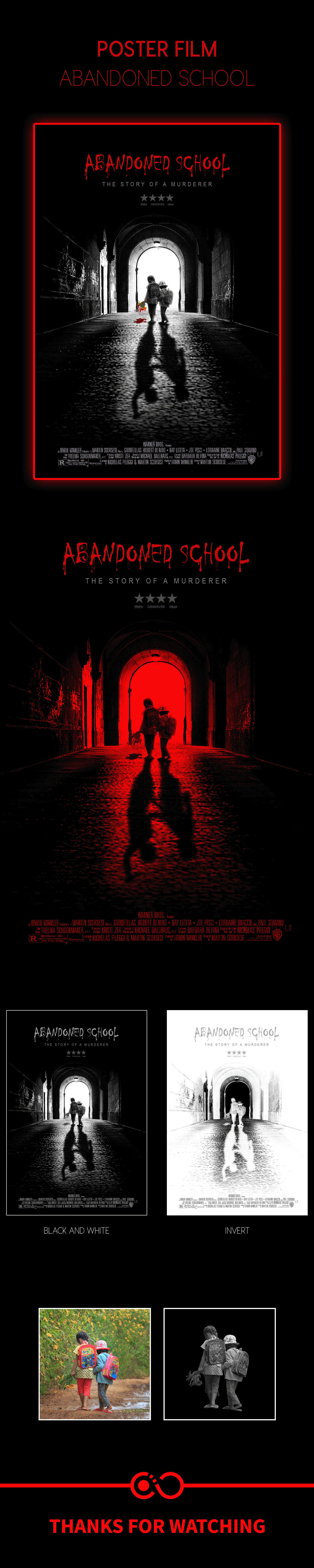 draw Film   horror poster shadow sketch