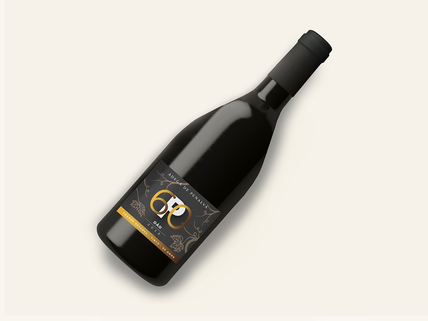 bottle design label design Mockup wine label