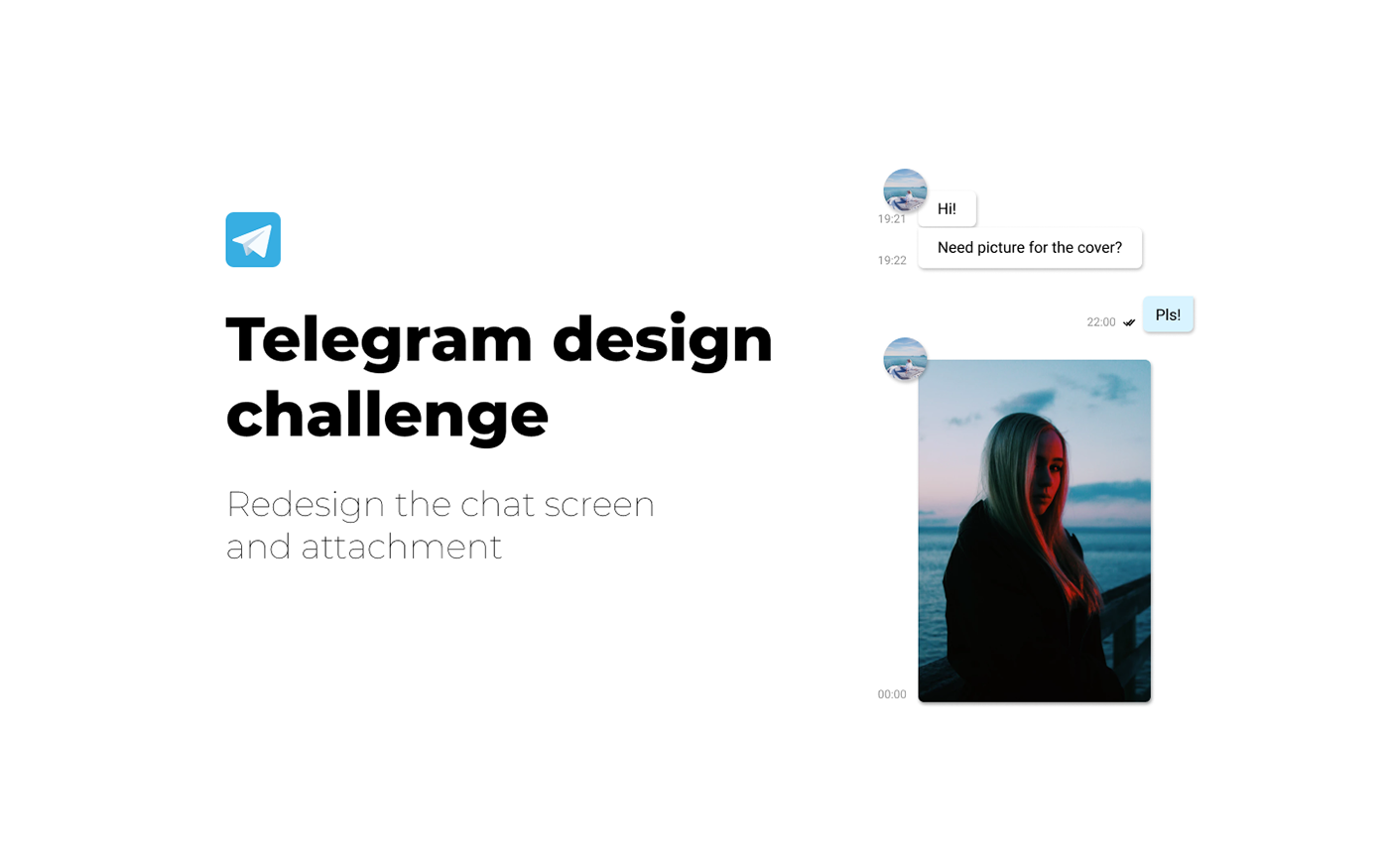 Telegram Web Design  redesign app android