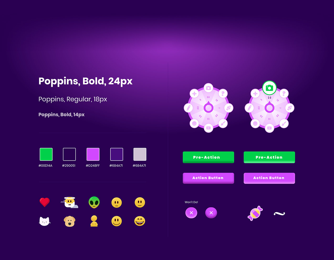 wheel roulethe spin Candy design uiux showcase animation  Diary online