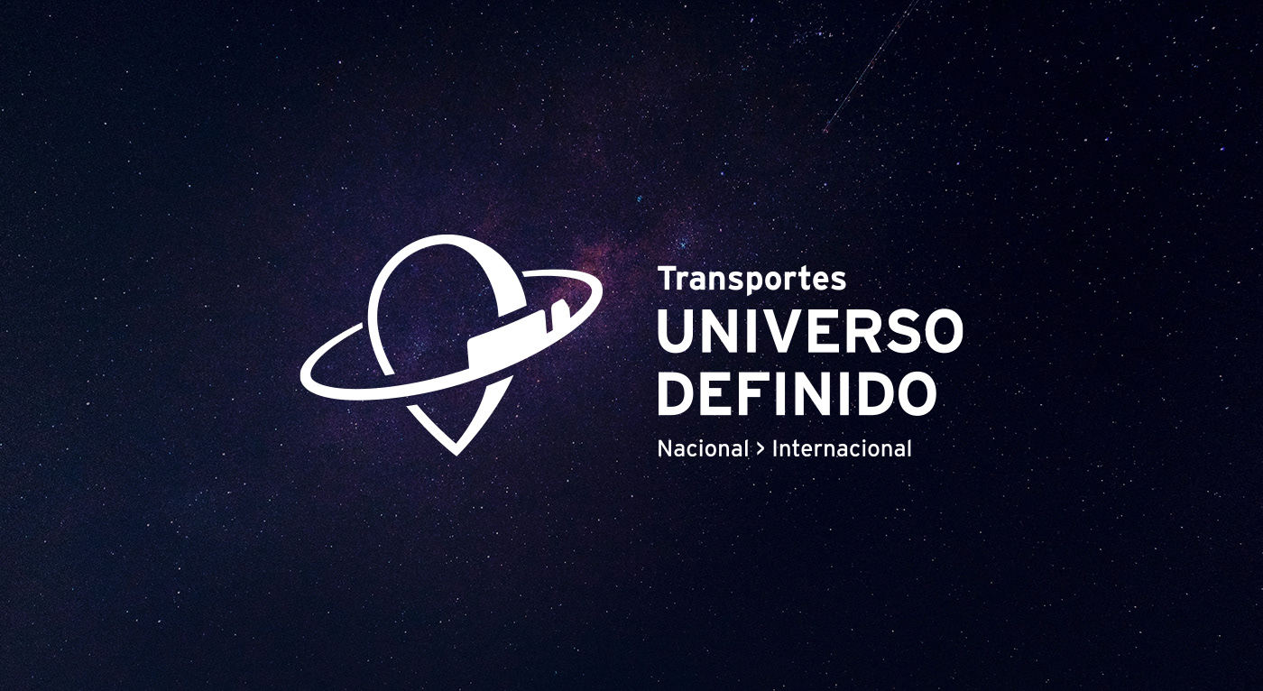 Brand Design logo transportations trucks universe