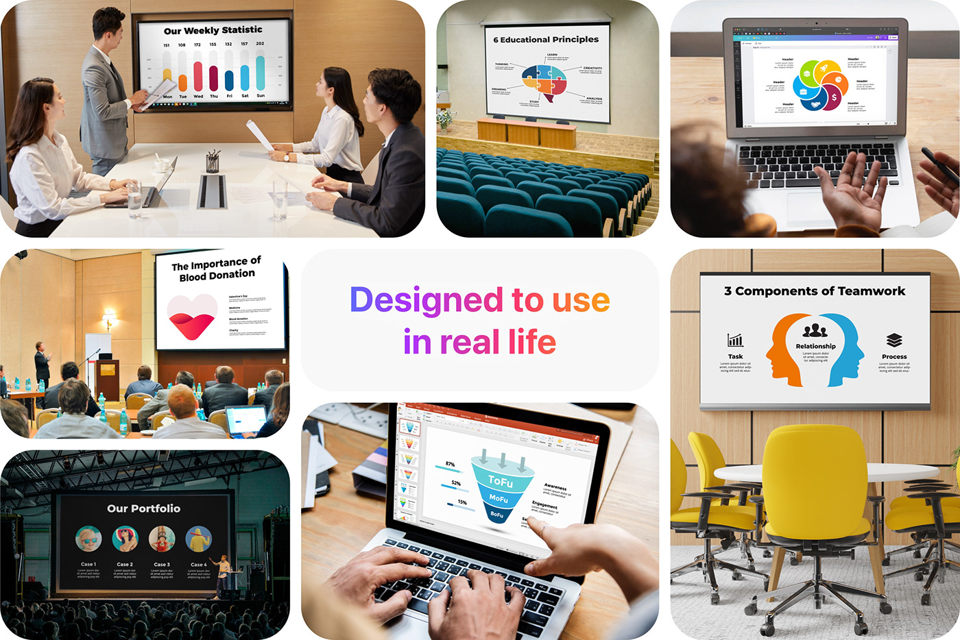 presentation Powerpoint business canva design Google Slides template templates Figma pitch deck