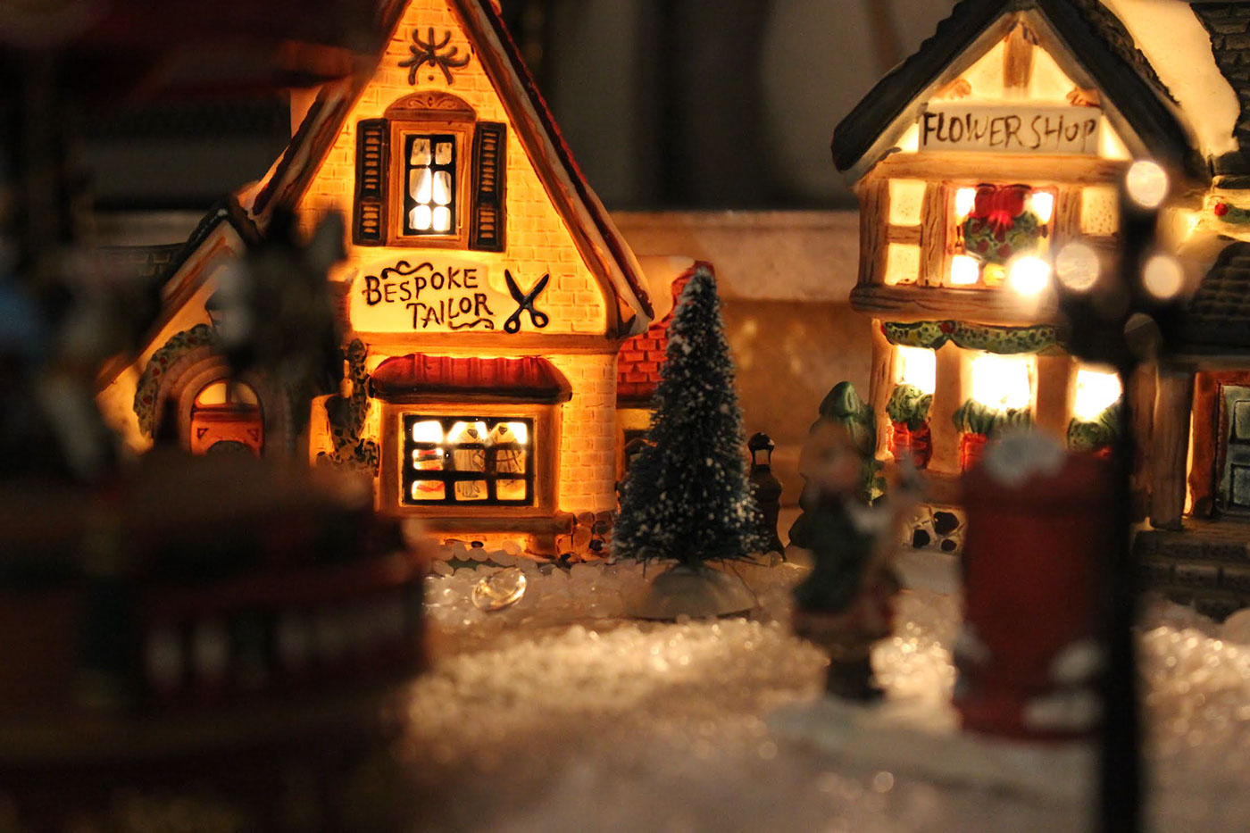 Christmas bokeh christmas lights holidays toys