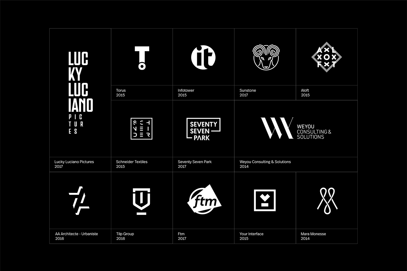logo Logotype symbol mark sign logopack logofolio Collection portfolio brand