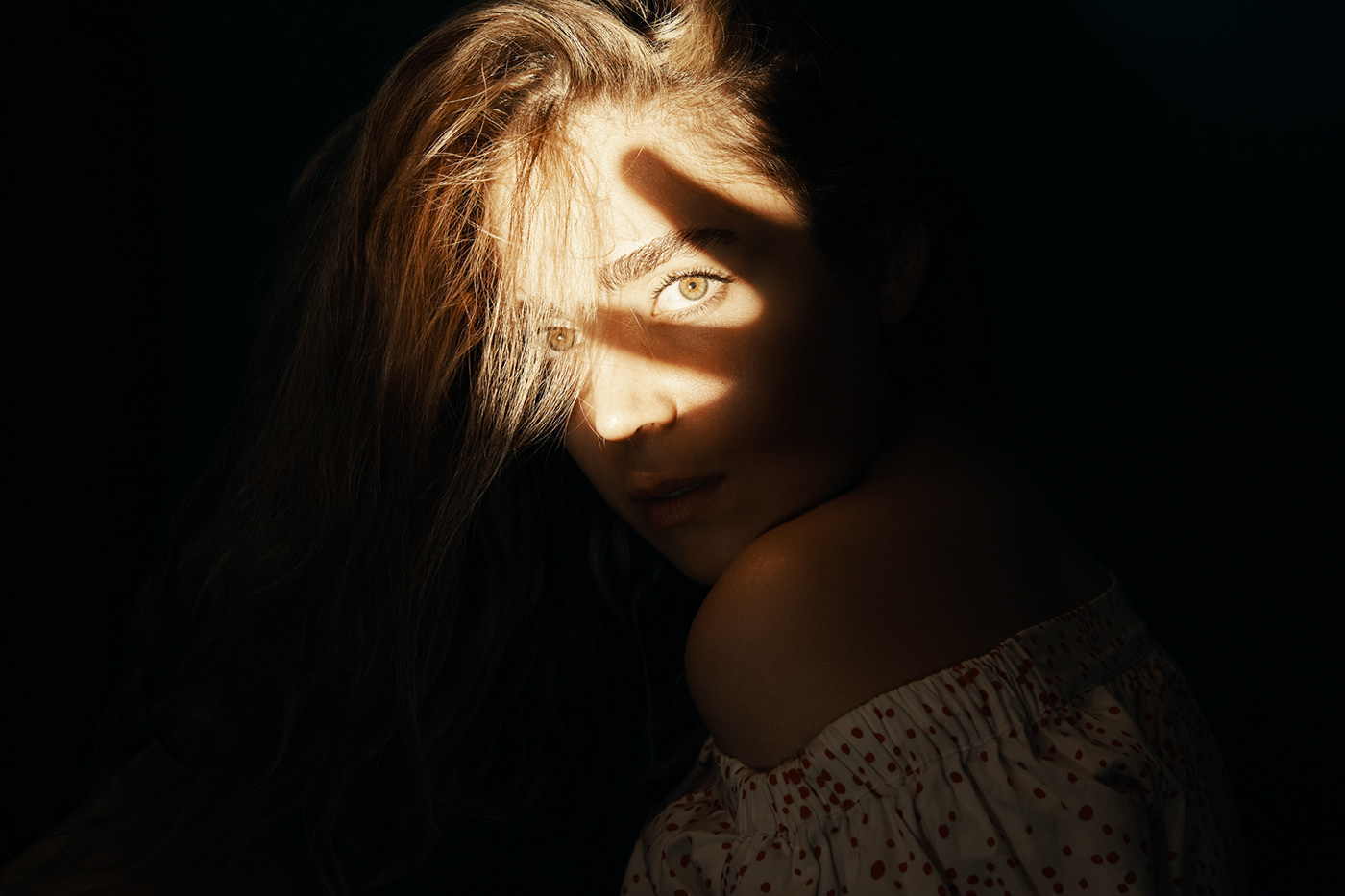 Beautiful beauty dark Fashion  light model Photography  portrait shadow woman