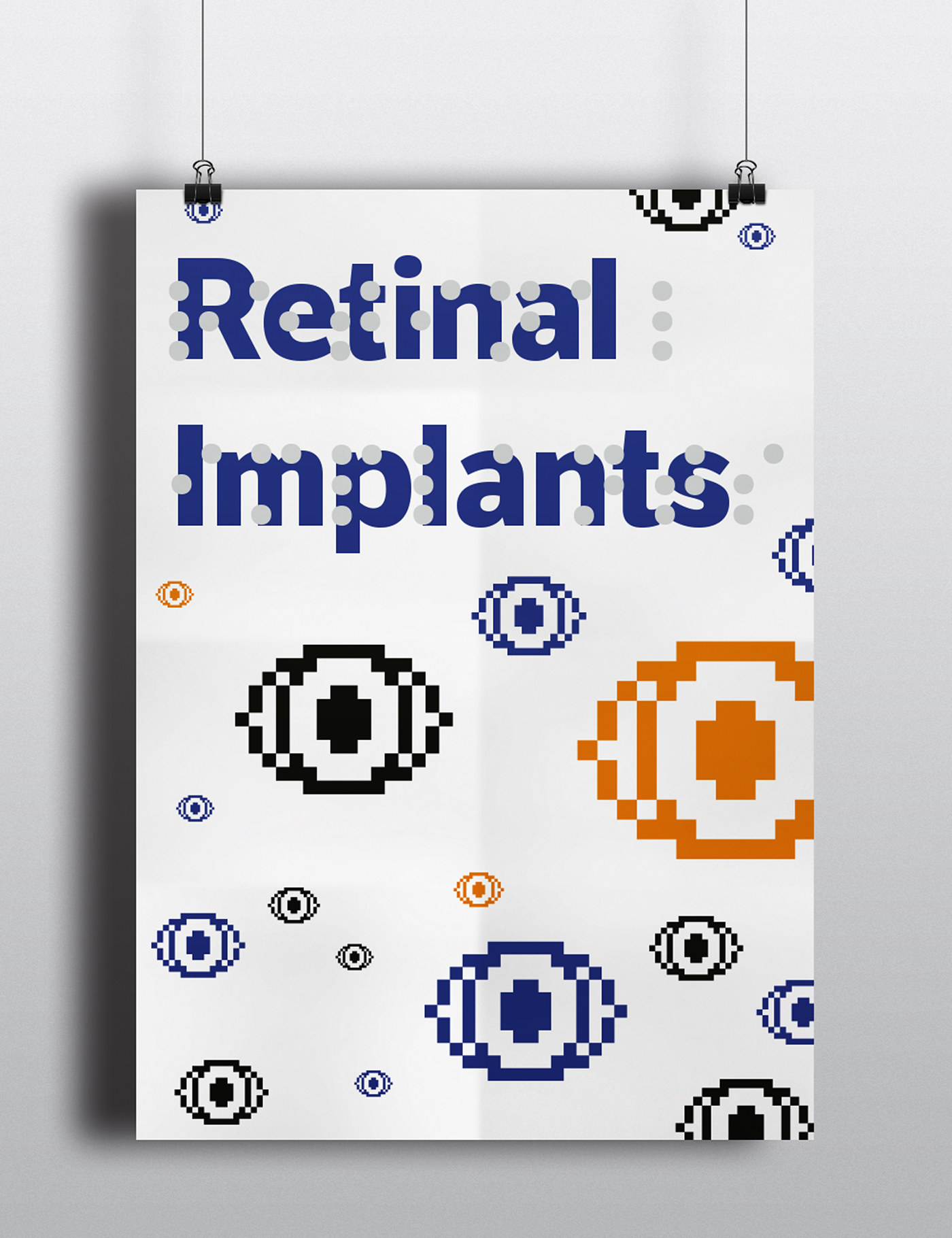 retinal implants implant infographics brochure Braille sight
