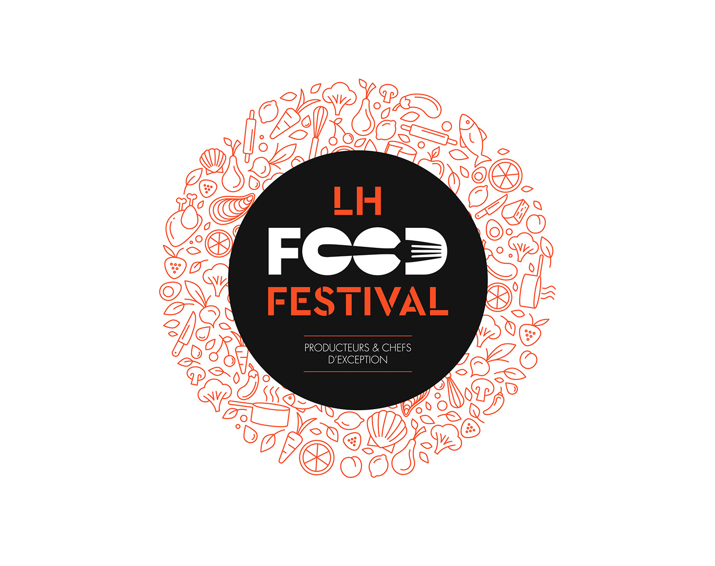 france culinaire gastronomie festival logo ILLUSTRATION  michelin