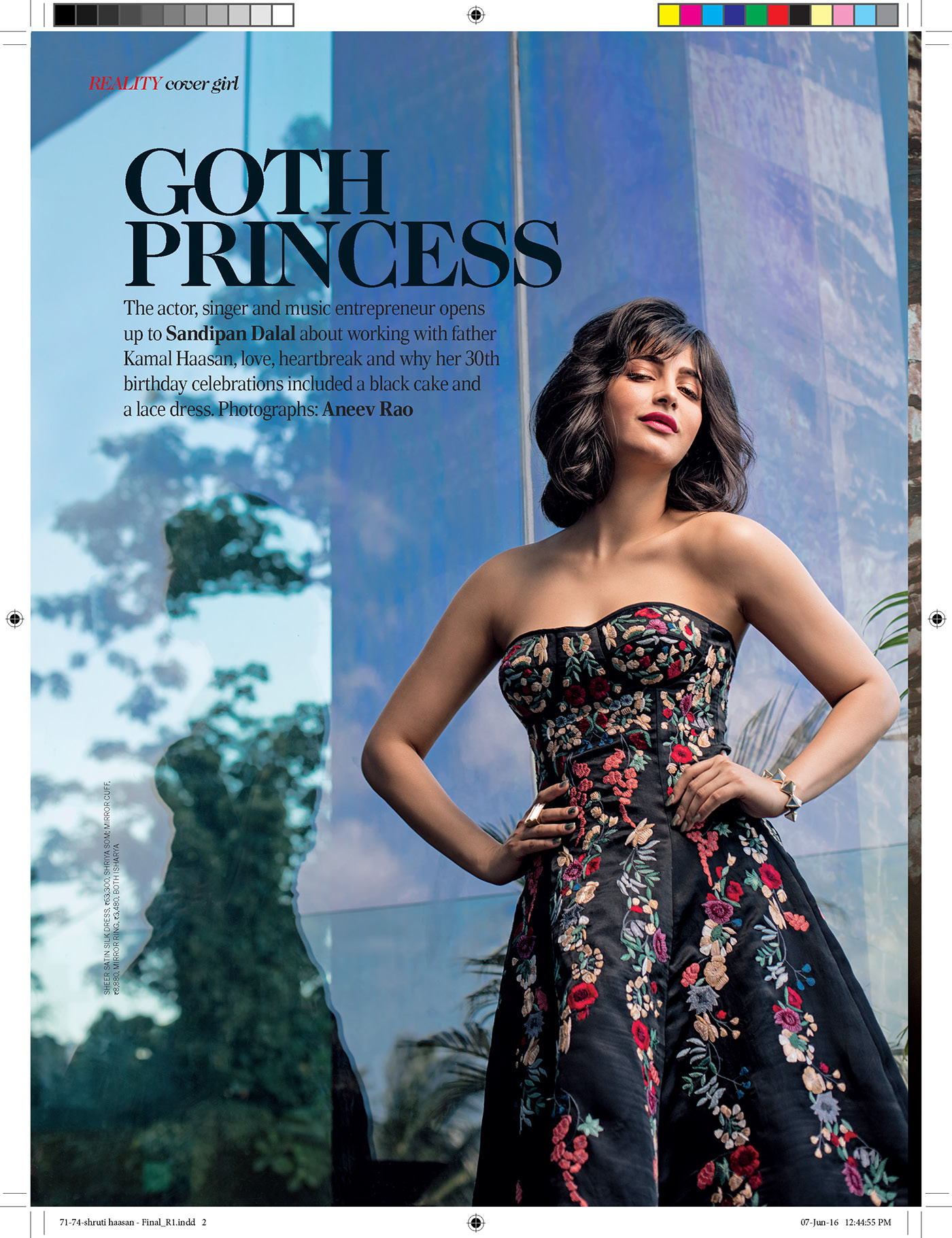 Fashion celebrity styling editorial covershoot magazine