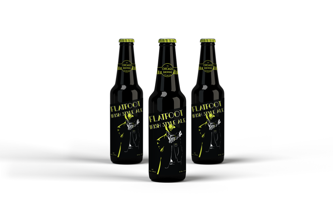 6pack beer bottles gangster alcohol black chicago dark night noir