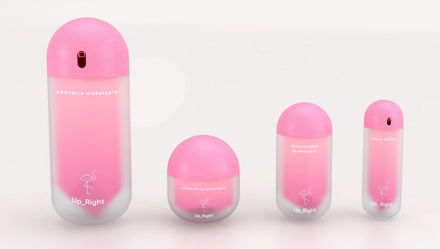 Brand Design cosmetics design gráfico identidade visual Packaging pink