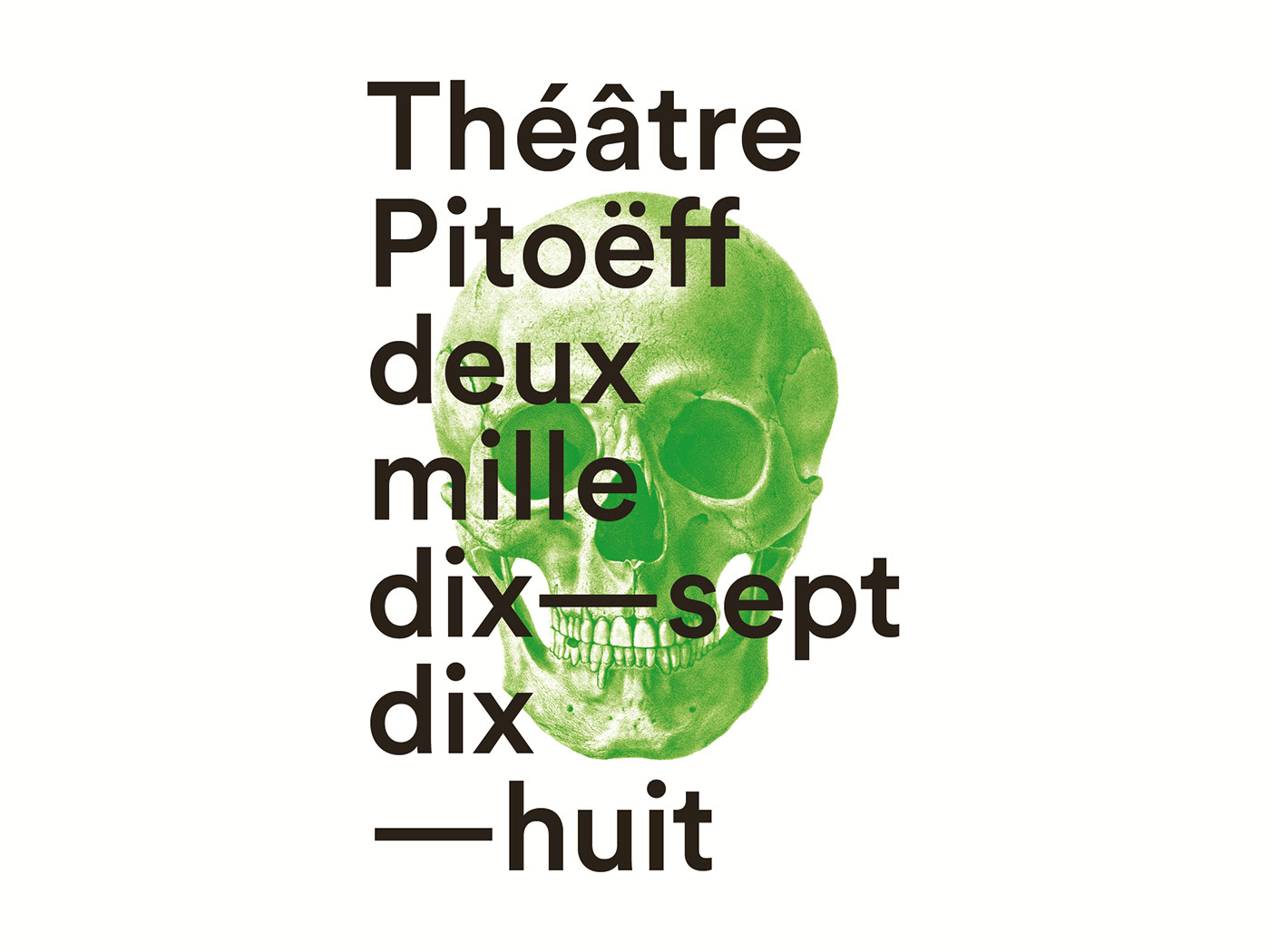 graphisme identité Pitoëff Theatre