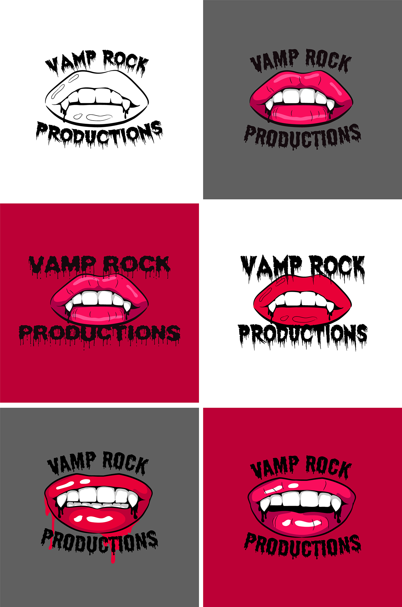 brand identity Brand identity logo branding  cult classic design logo Logo Design Marylin Monroe vampire