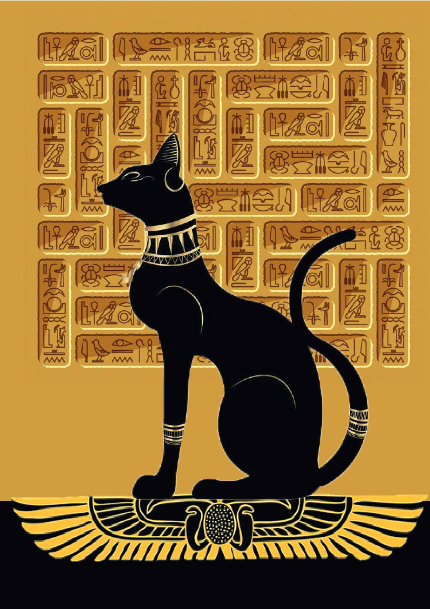 Ancient ancient egypt ancient egyptian ancient egyptians  Digital Art  Digital Artwork Egyptian cat  pharoah pharonic pharos