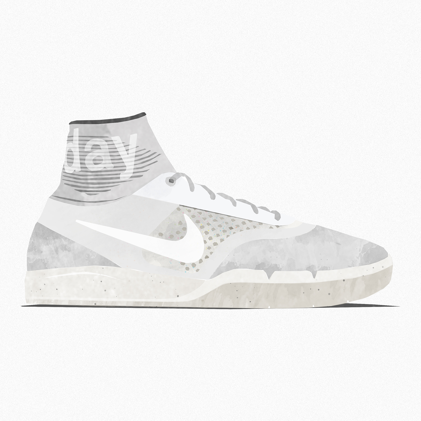 ILLUSTRATION  cut out skateboarding Fashion  sneaker design Nike converse adidas shoe design