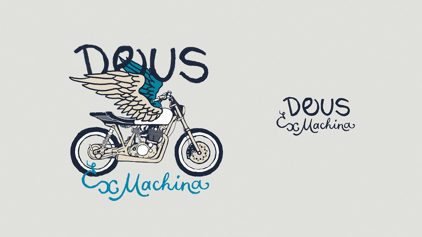 Bike Calligraphy   deus deuscustoms deusexmachina Drawing  ILLUSTRATION  lettering motorcycle type
