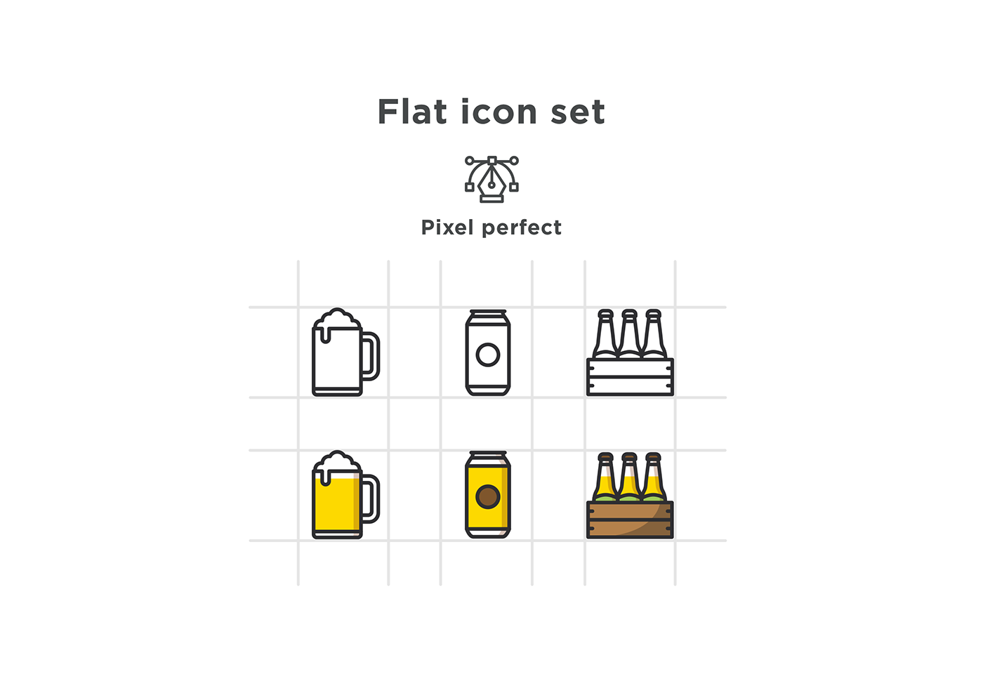 free icons free download Icon flat beer free icon glass bottle beer bucket