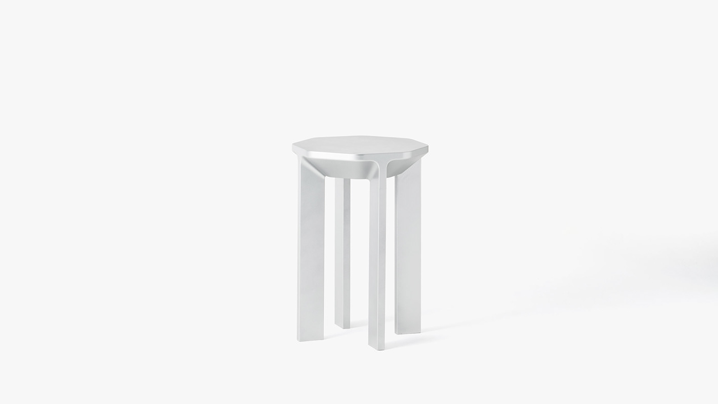 aluminium chair design furniture furniture design  industrial design  Interior product product design  stool