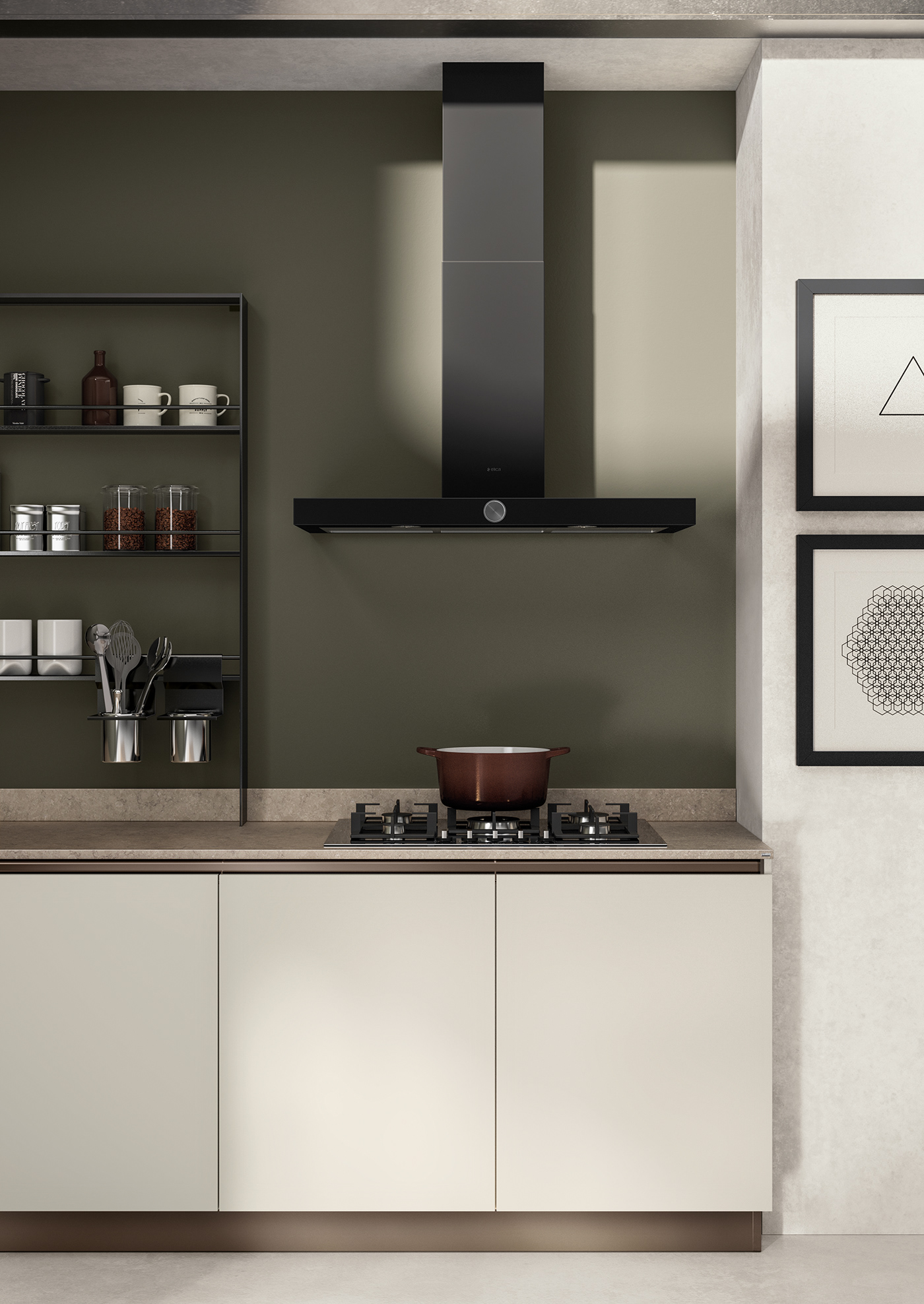 design kitchen inspiration 2020 new 2020 Behance Interior rendering Render maverickrender industrial