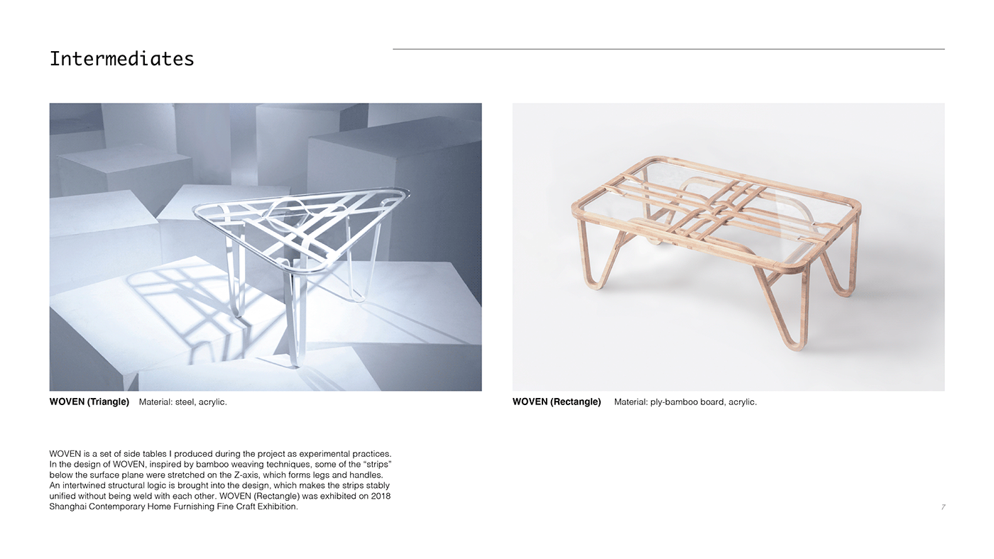 ArtCenter bamboo craft furniture natual material
