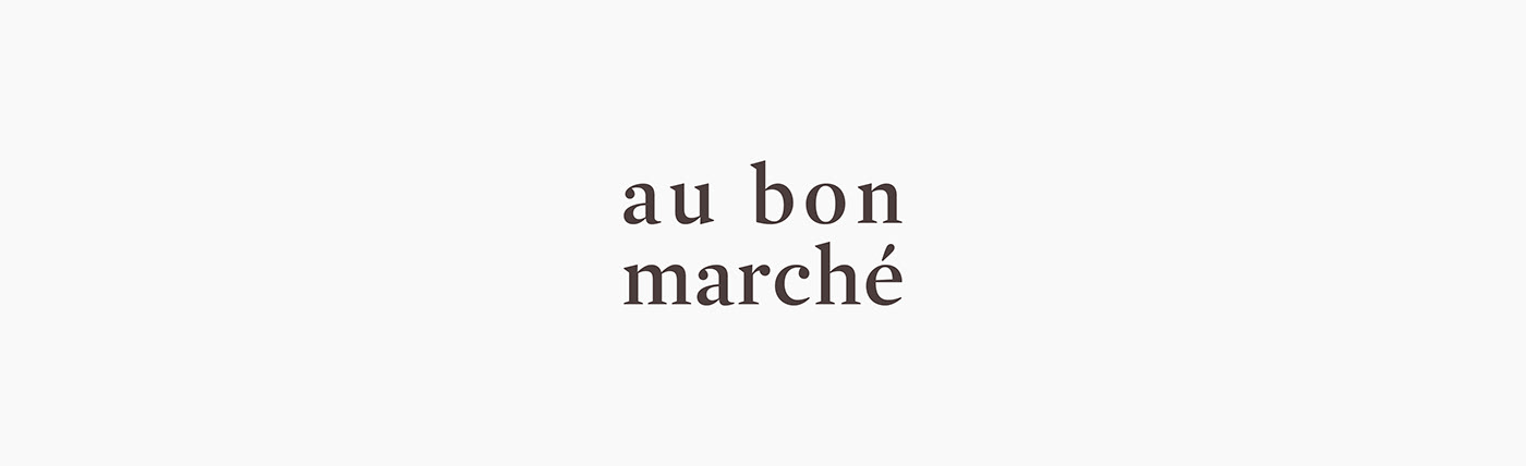 AU Bon Marche store jewelry handbags accessories rebranding