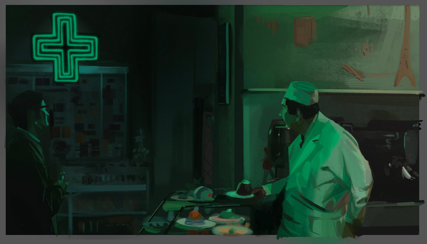 experimental study Keyframe Design cinematography concept art