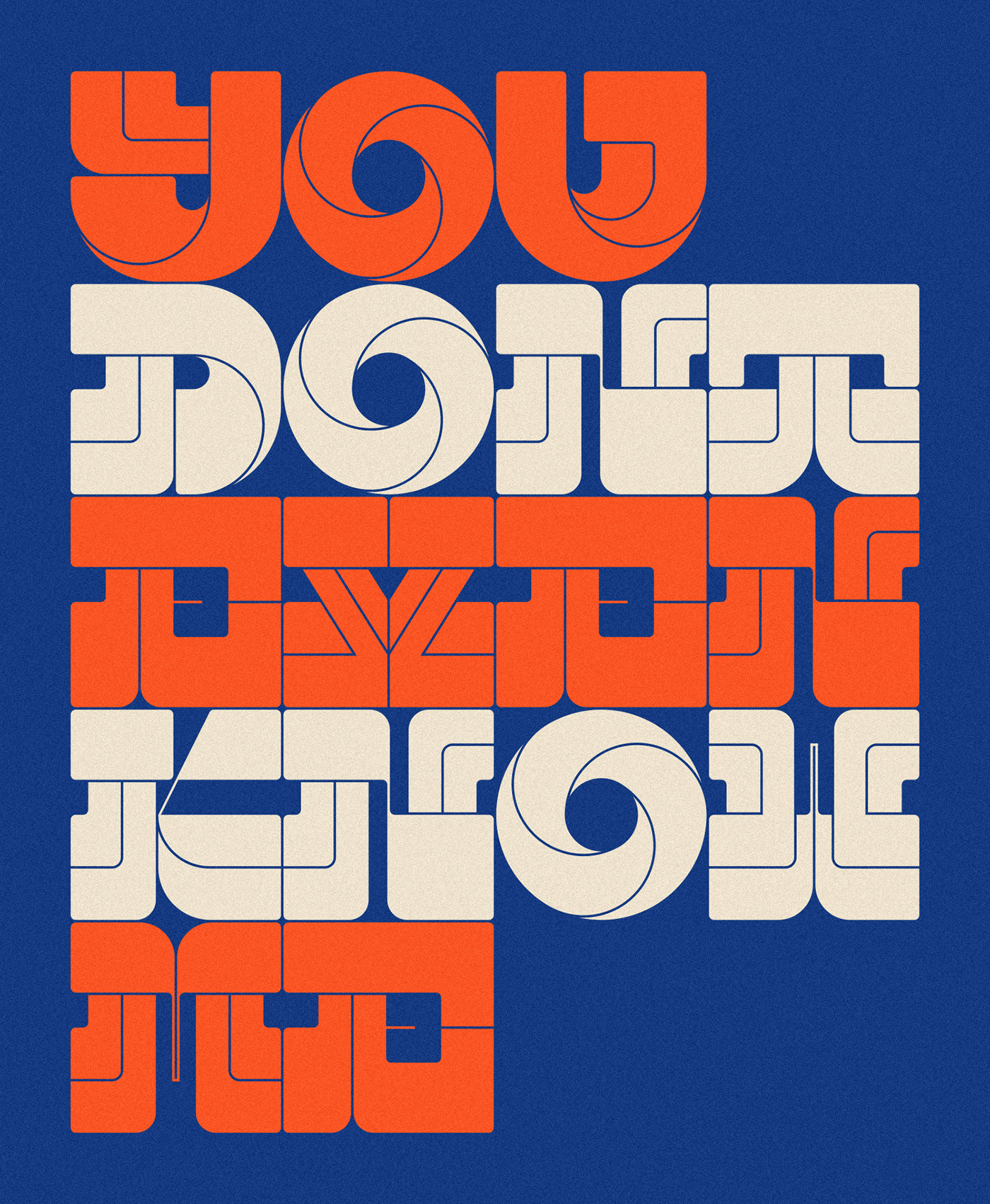 compact display font geometric impact minimal modular Retro Typeface 36 days of type slab serif