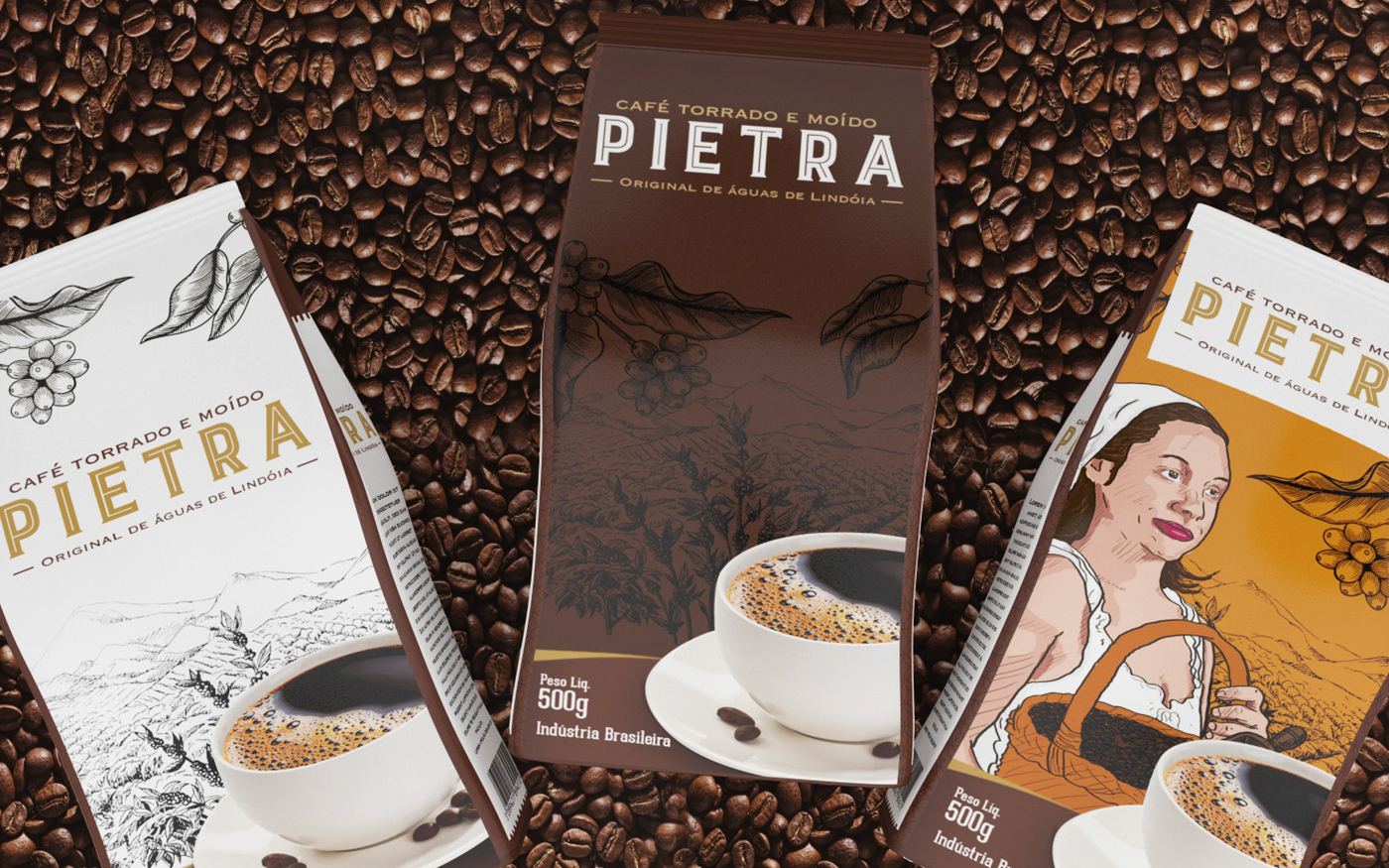design embalagem package Packaging redesign cafe Coffee quintta