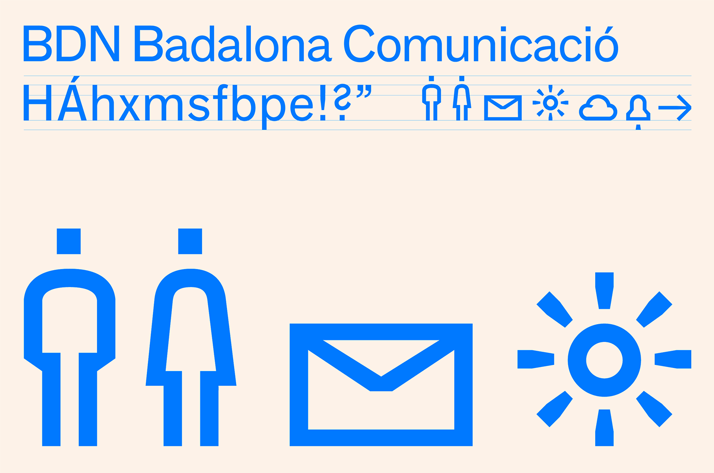 Radio bumpers Badalona barcelona BDN motion branding  blue тв