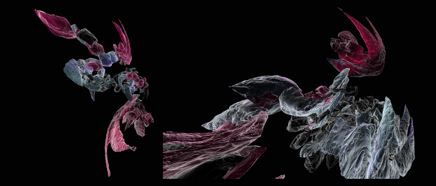 art Digital Art  3D cinema4d photoshop Space  sci-fi abstract flower