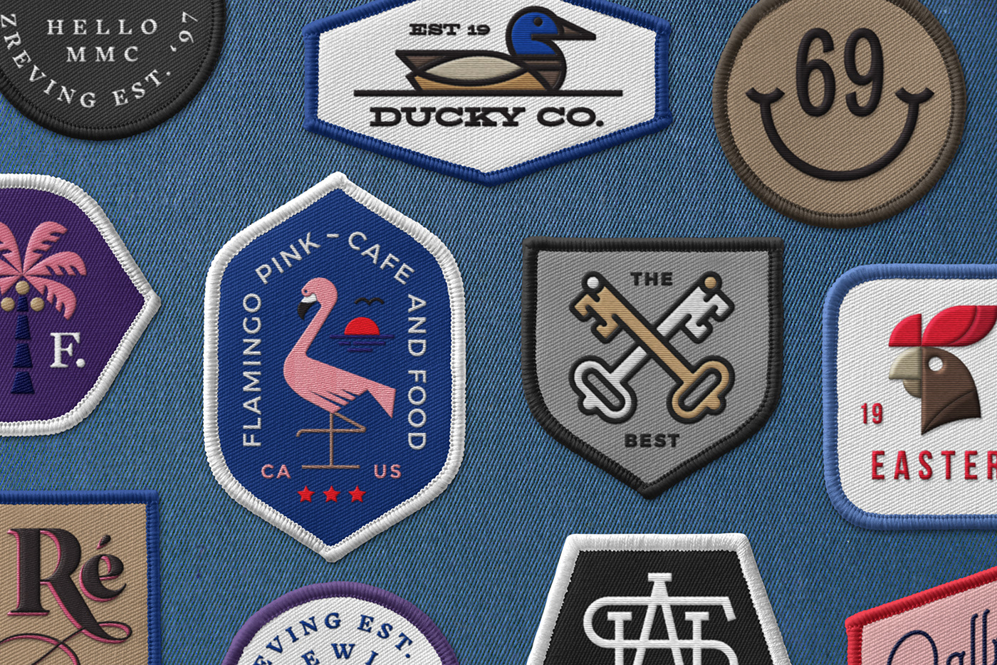 Download Patch Mockups + Embroidered Generator on Behance