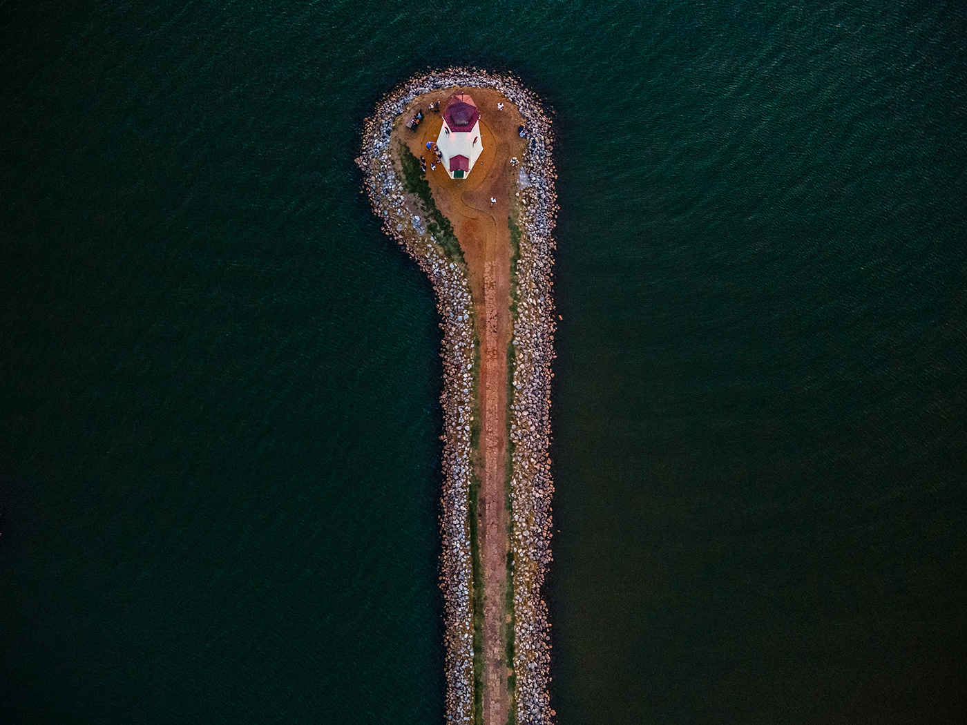 Aerial drone lighthouse lightroom Photography 