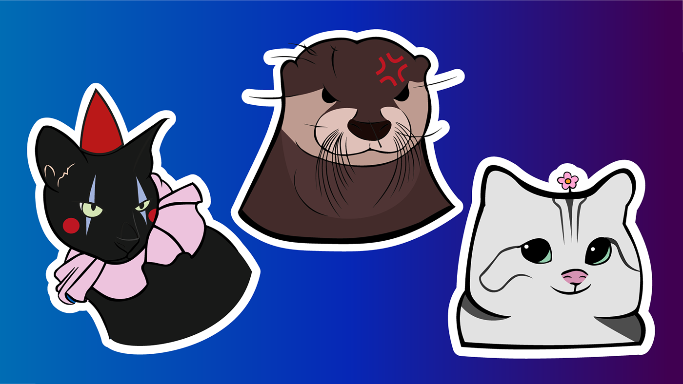 cartoon animal animales capybara ILLUSTRATION  artwork Drawing  Digital Art  sticker vector