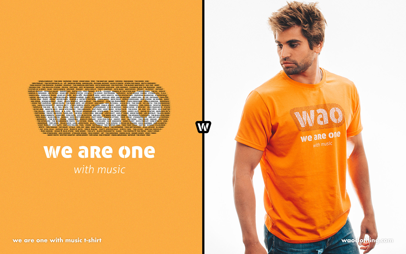 Clothing apparel We Are One wao clothing Fashion  t-shirt polo shirt clothing brand T-Shirt Design graphic design 