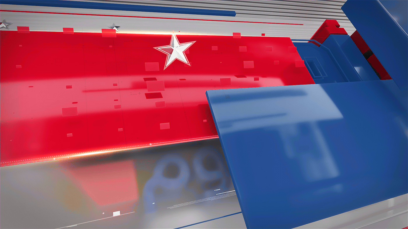Election Skynews Arabia motion design broadcast opener title sequence usa animation  motion