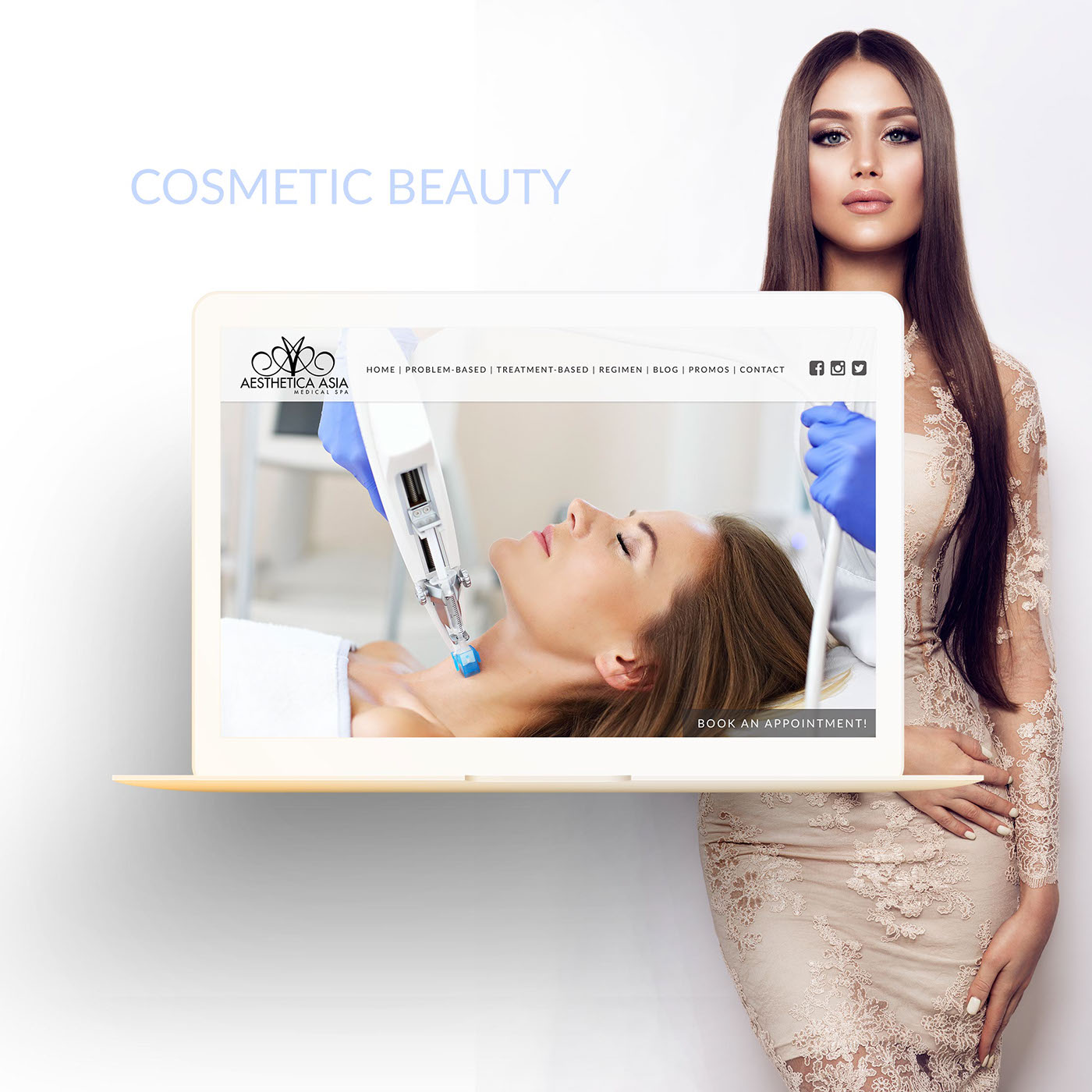 medical beauty asia Spa #Branding #socialmedia   #skincare #marketing Website wordpress
