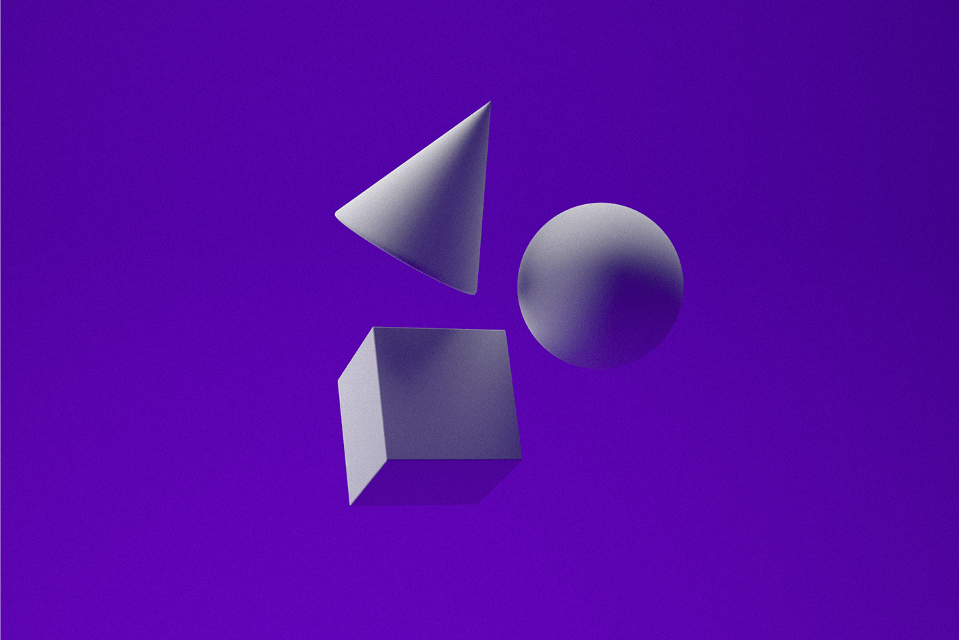 cybersecurity digital Rebrand Technology 3D future geometry identity purple CGI