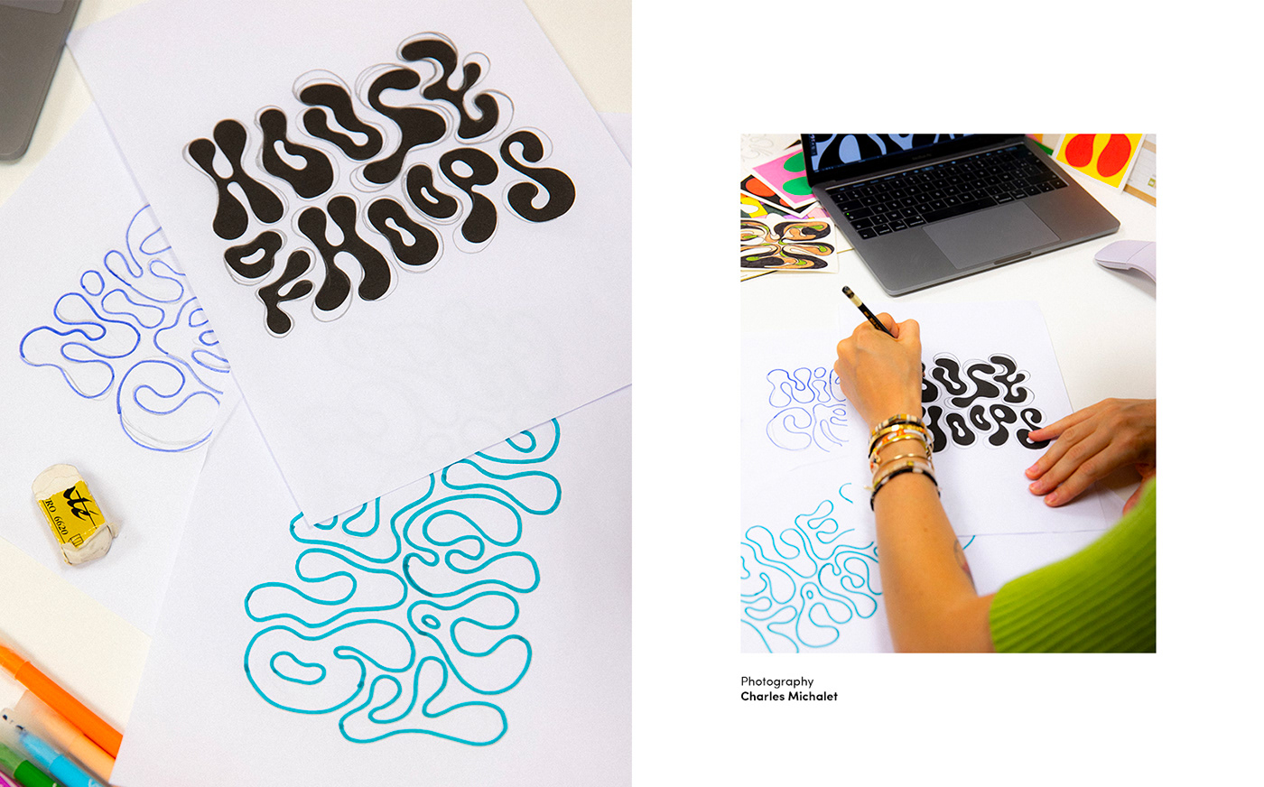 chairs design graphic design  handmade Interior lettering pattern print slang streetart