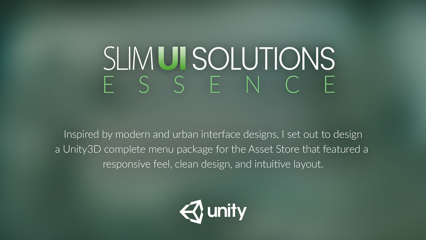 video game unity3D ugui asset store UI Programming  interactive design unity ui