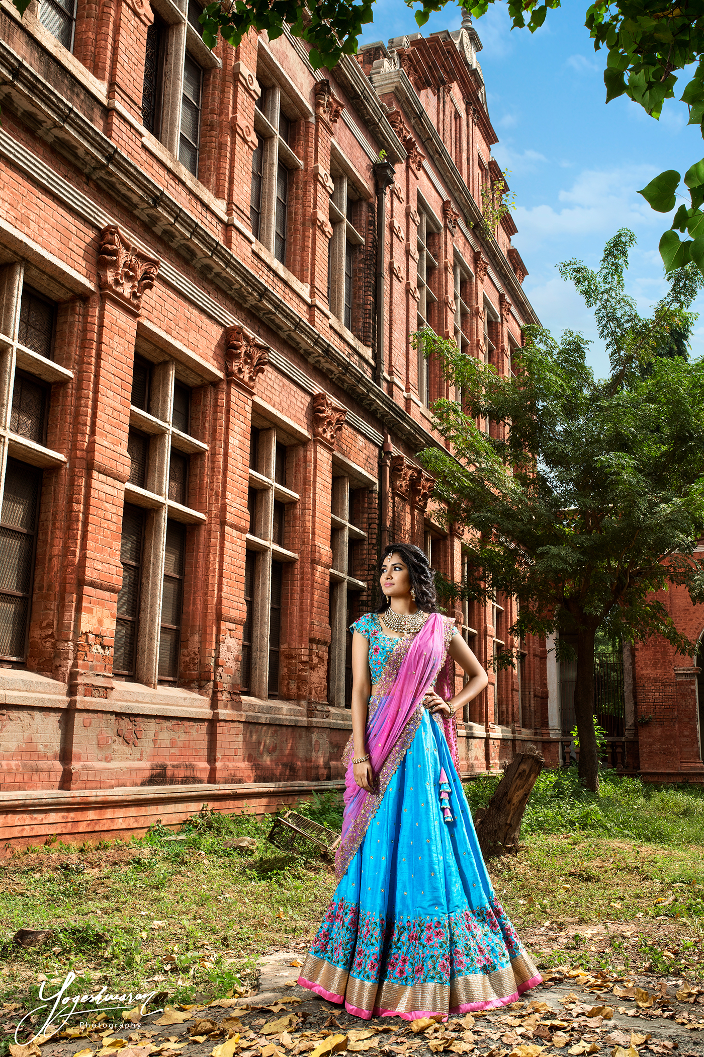 fashion photography magazine cover shoot indian Indian wear bride Bridal Wear colours designer wear retouching 