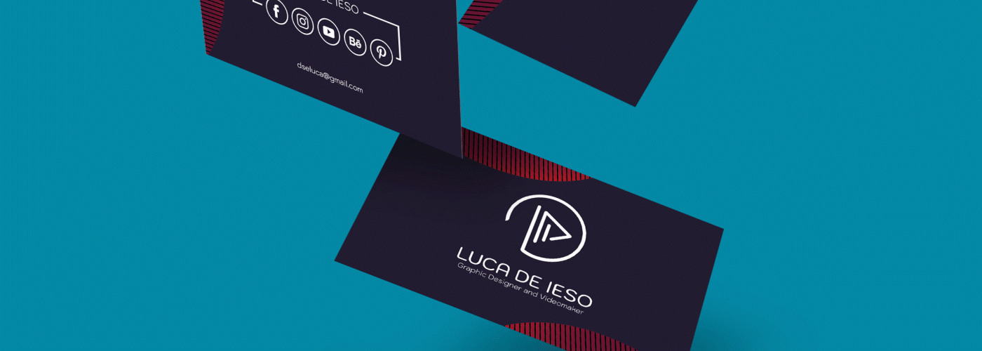 Personal Brand logo animation  branding  Mockup Luca De Ieso designer videomaker luca After effect