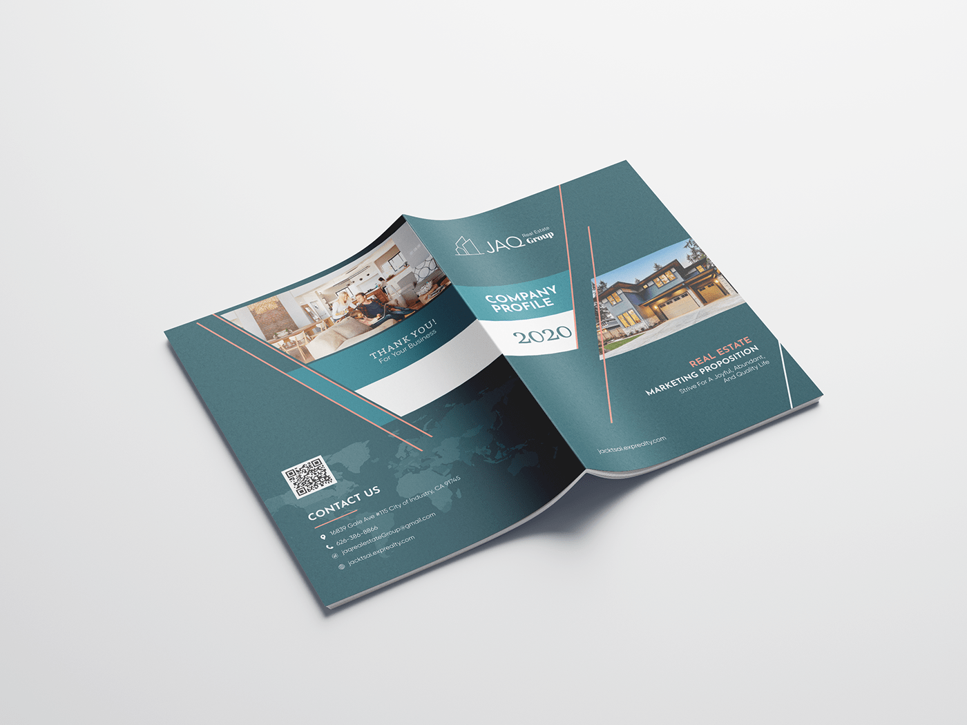 brochure design company profile logo branding  business card real estate house Canada business graphic design 