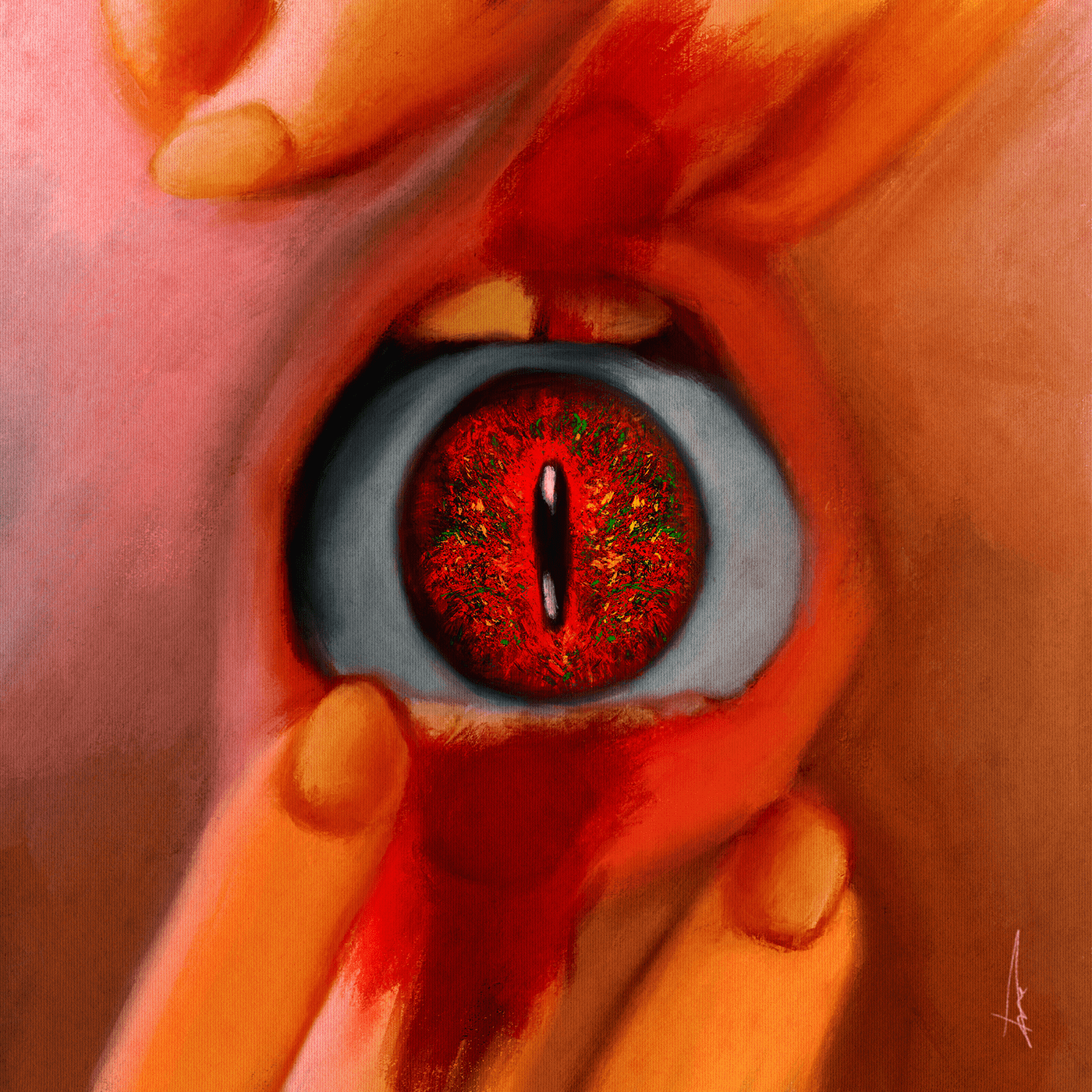 Horror Art realistic Realistic Painting digital painting eye eye painting Horror Film poster hyper realistic painting scary art scary painting