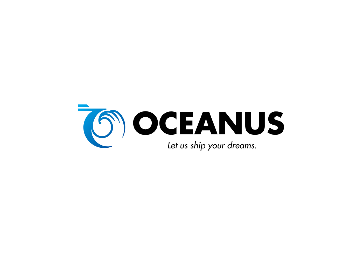 Logotype Oceanus logo branding  amblem graphic design  Art Director