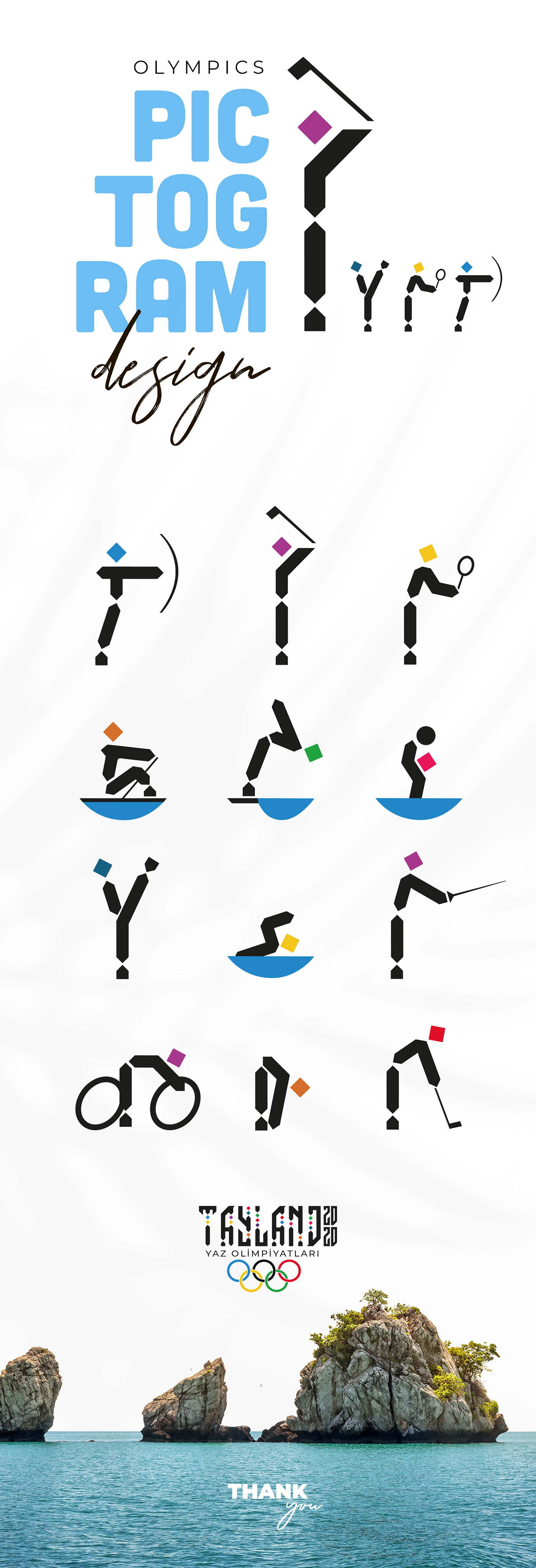 design graphicdesign Icon olimpiyat Olympics pictogram piktogram symbol vector